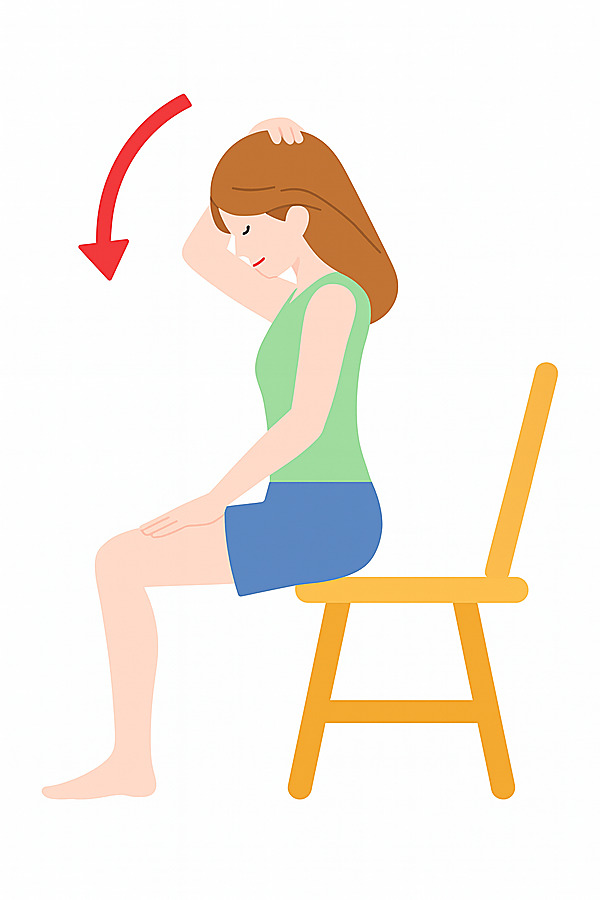 肩甲挙筋 ストレッチ