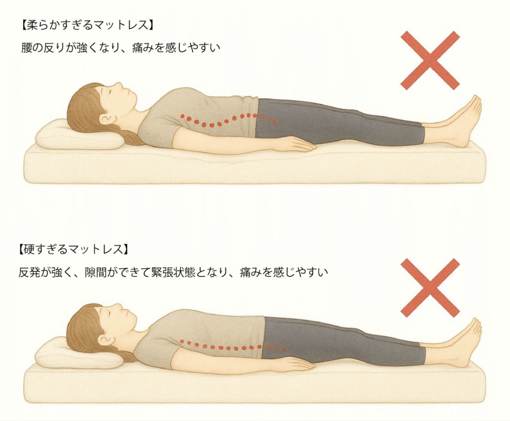 腰痛　マットレス