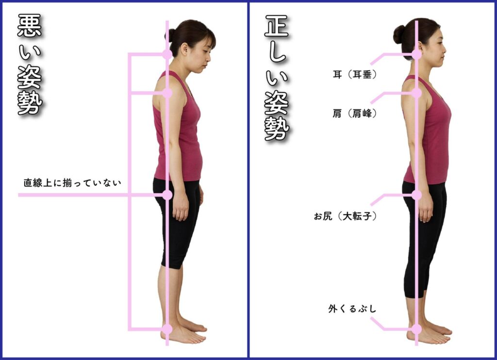 正しい姿勢